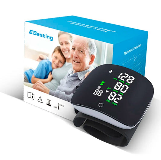 TENSIÓMETRO DIGITAL DE MUÑECA - MEDIDOR DE PRESION ARTERIAL