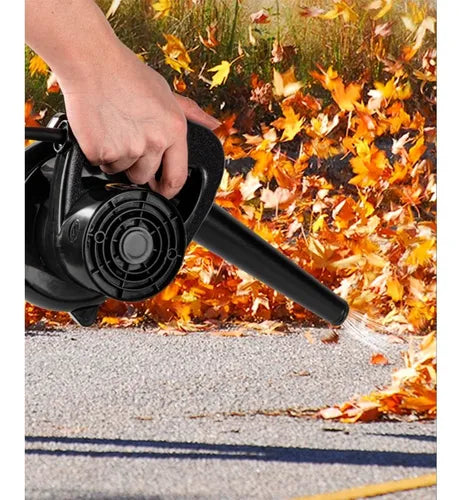 ASPIRADOR Y SOPLADOR ELÉCTRICO (2 EN 1). MOTOR DE 13 000 RPM. POTENCIA 600W.