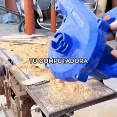 ASPIRADOR Y SOPLADOR ELÉCTRICO (2 EN 1). MOTOR DE 13 000 RPM. POTENCIA 600W.